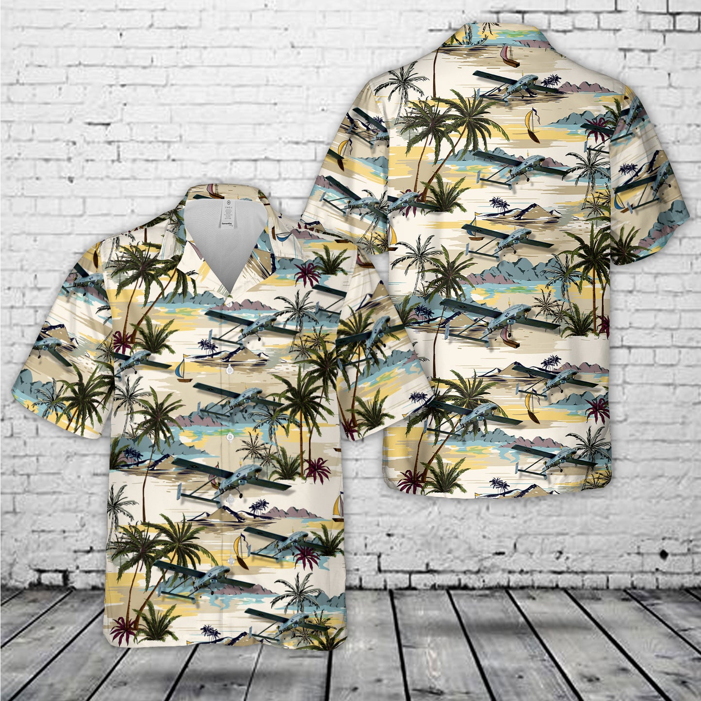US Navy RQ-2B Pioneer Hawaiian Shirt