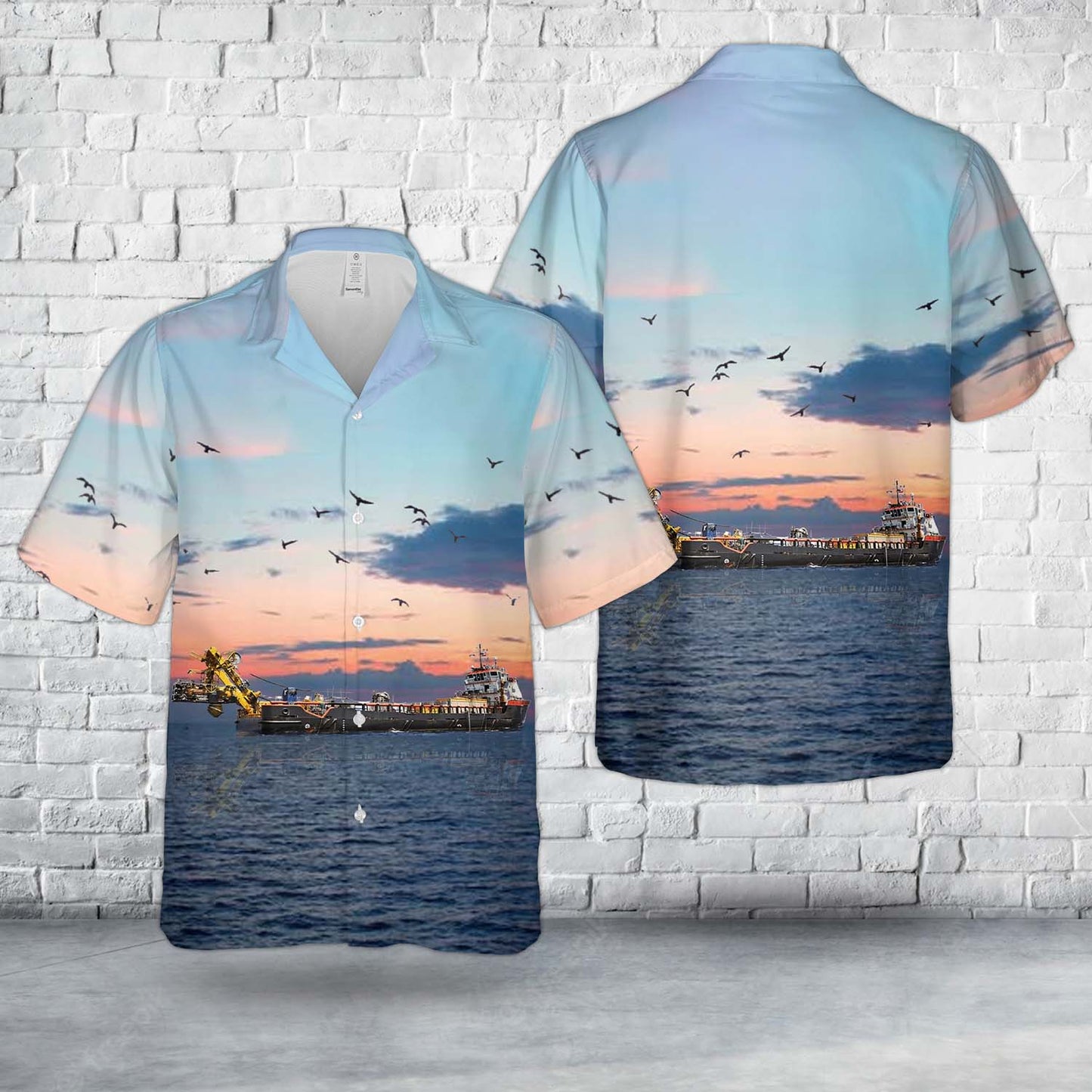 US Navy Submarine Rescue Diving Recompression System (SRDRS) Hawaiian Shirt