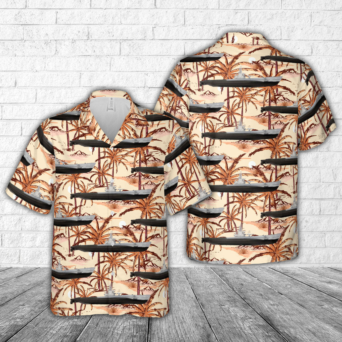 US Navy USS Balao (SS/AGSS-285) Hawaiian Shirt