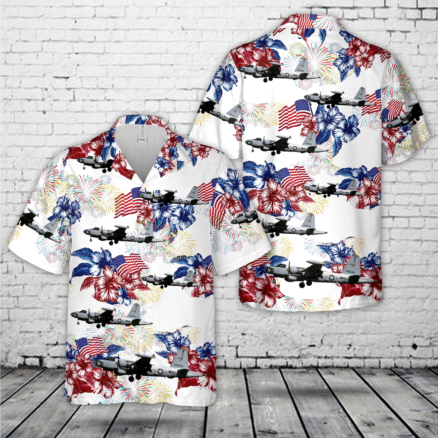 US Navy VP-67 Golden Hawks SP-2H Neptune BuNo 148342 Hawaiian Shirt