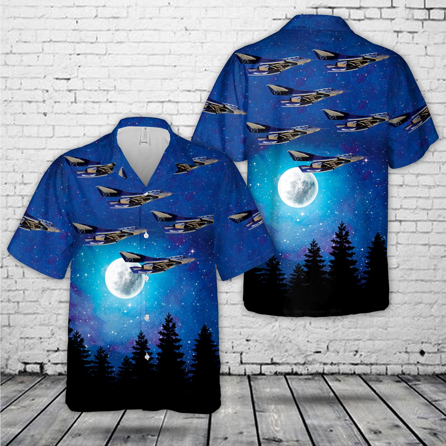 US Virgin Galactic VSS Unity Hawaiian Shirt