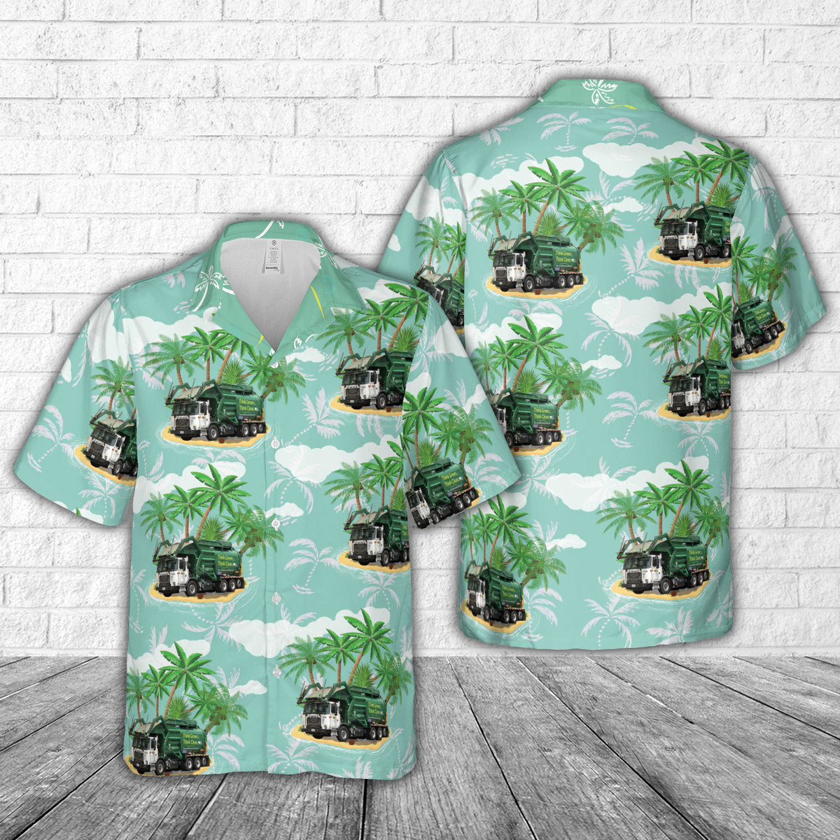 US Waste Management Hawaiian Shirt