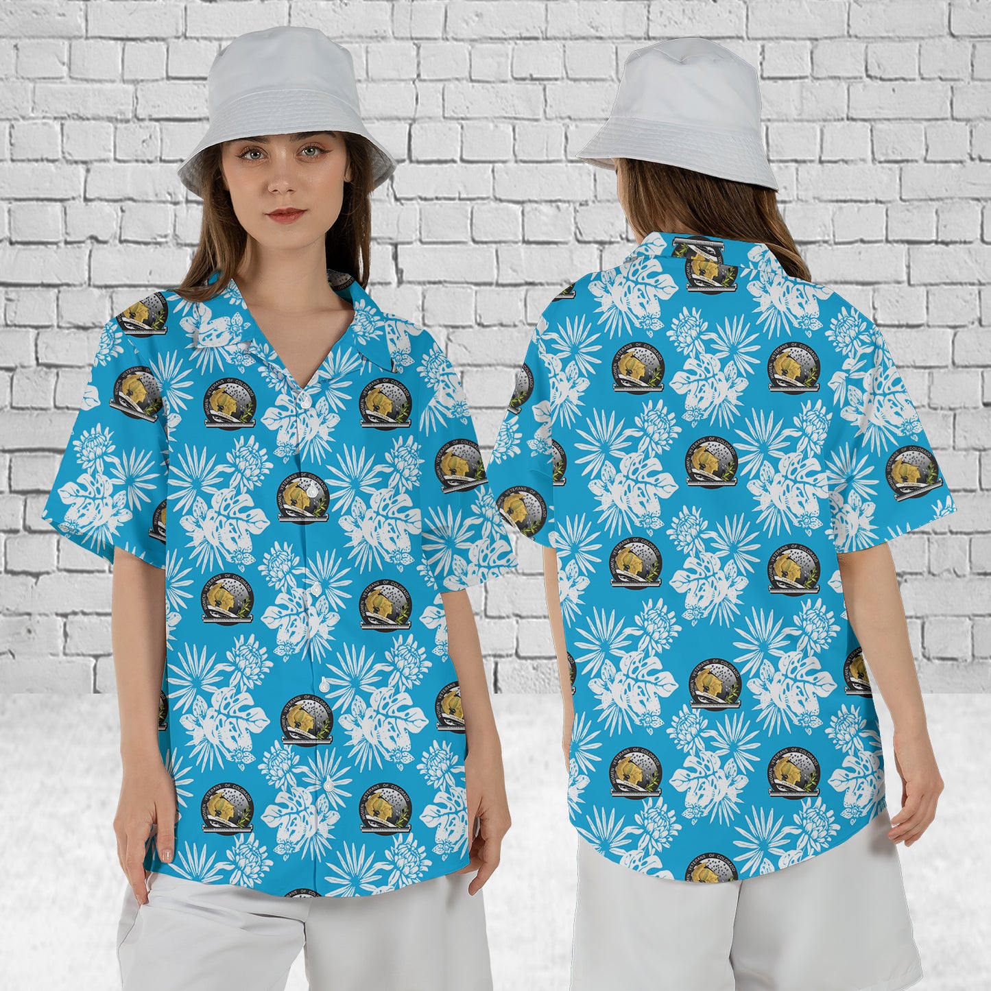 Women Veterans of Colorado Hawaiian Shirt For Women