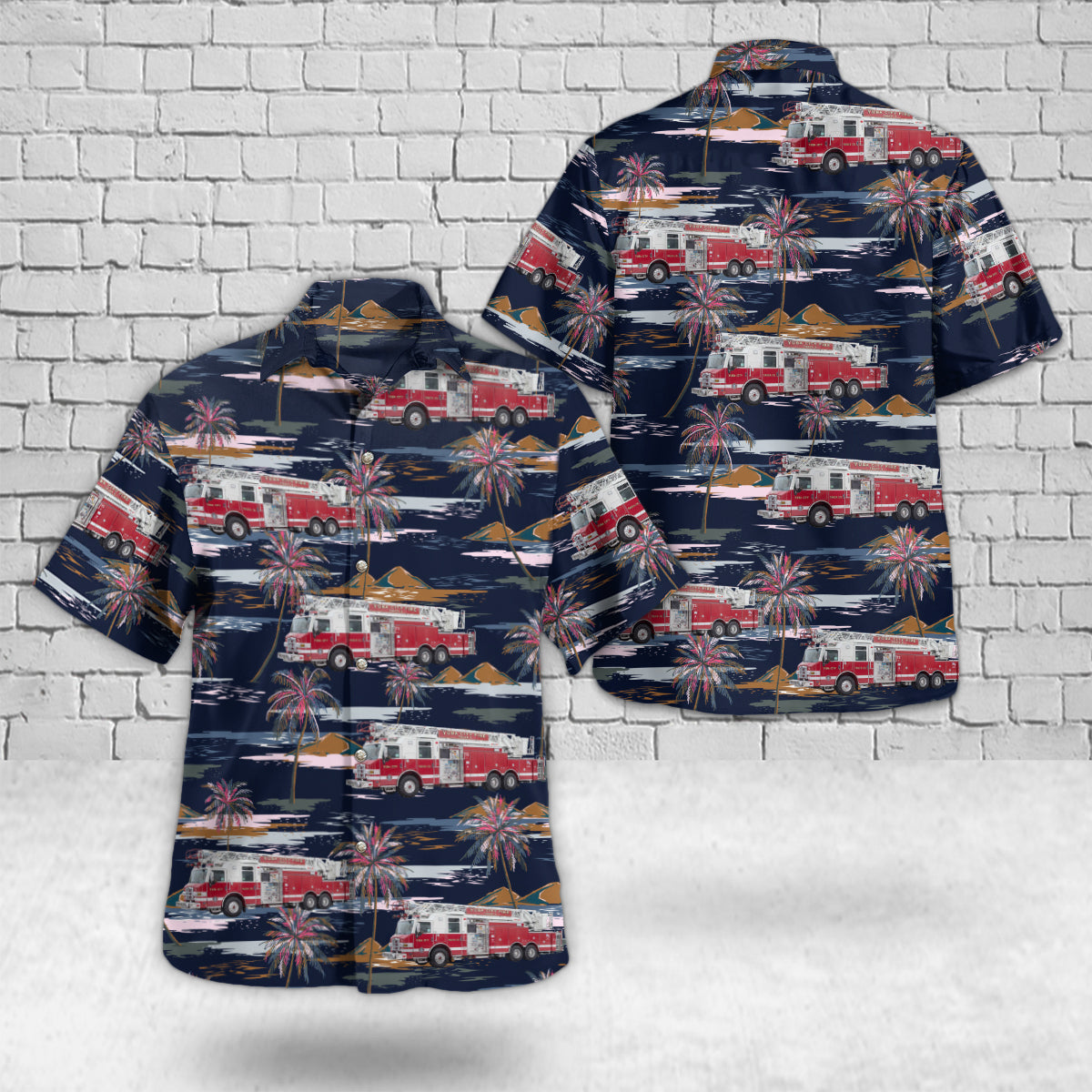 Yuba City, California, Yuba City Fire Department Hawaiian Shirt