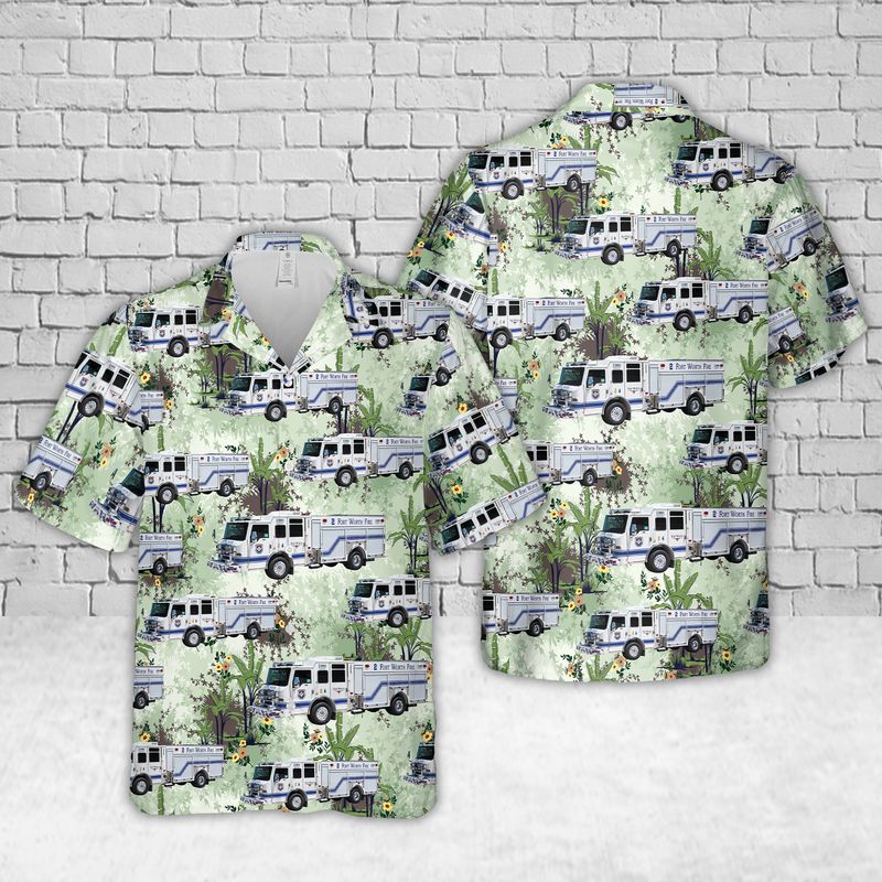 Fort Worth Fire Department Hawaiian Shirt