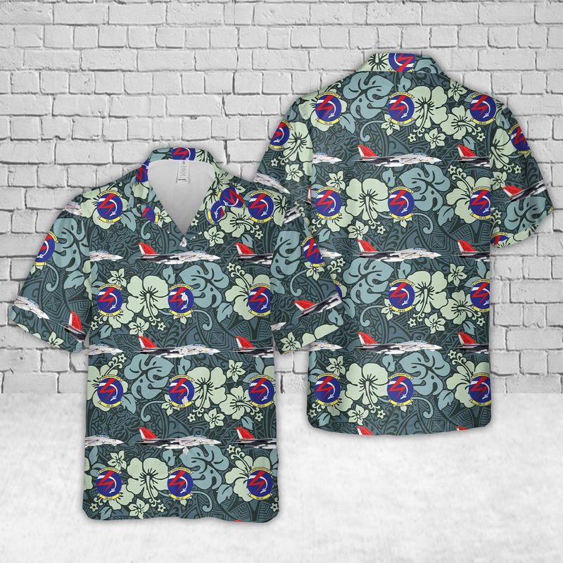 US Navy F-14 Tomcat of VX-23 " Salty Dogs" Hawaiian Shirt