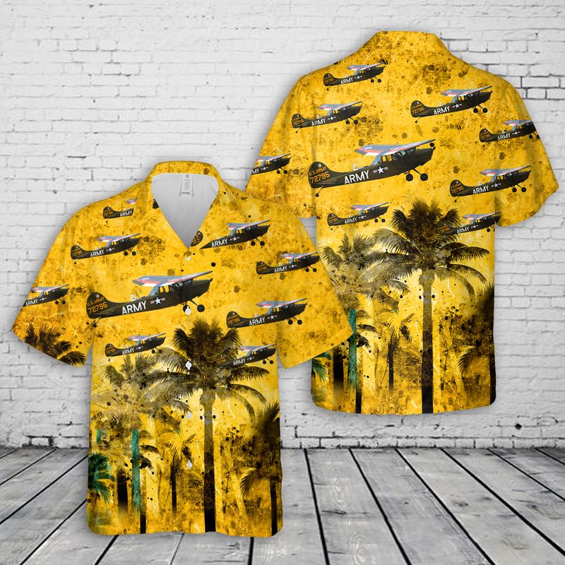 US Army Cessna O-1 Bird Dog Hawaiian Shirt