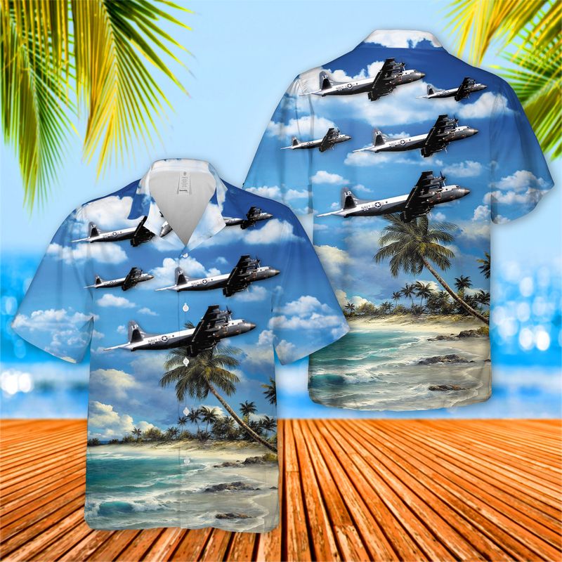 US Navy Patrol Squadron 49 P-3A Hawaiian Shirt