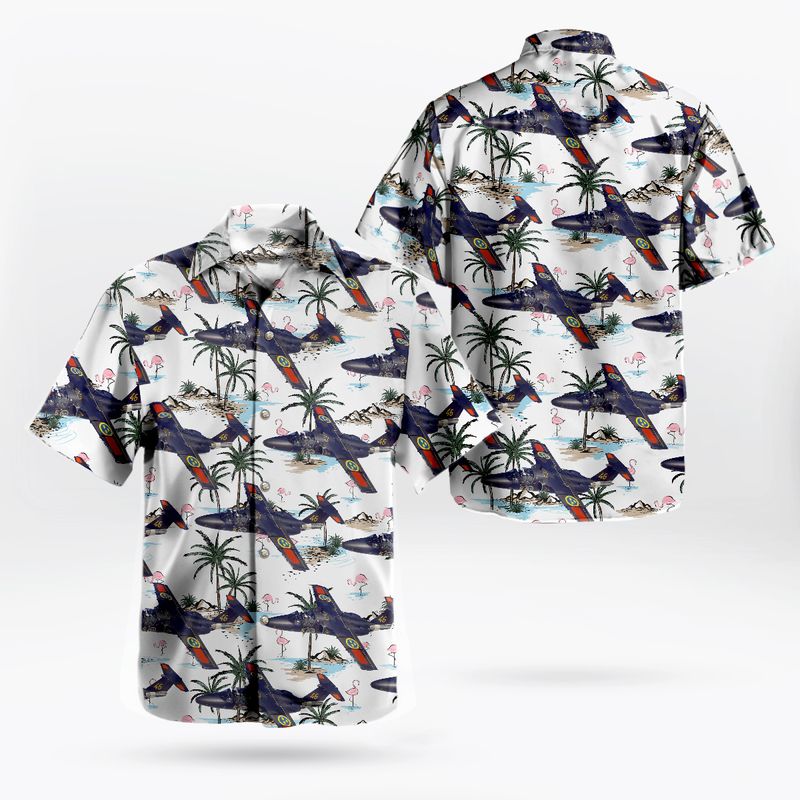 Swedish Air Force Saab 105 Trainer Aircraft Hawaiian Shirt