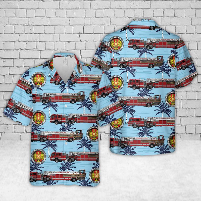 Los Angeles Fire Department Hawaiian Shirt