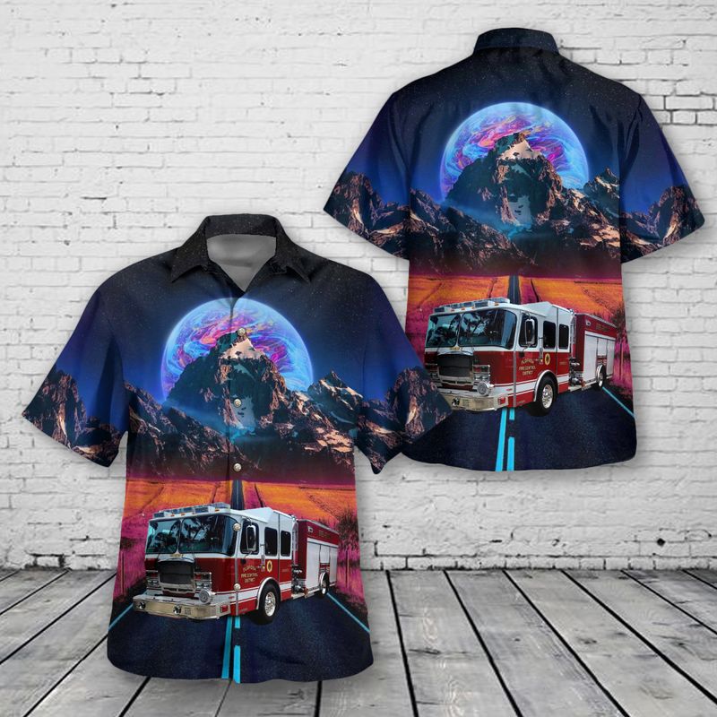 Florosa Fire Control District, Mary Esther, Florida Hawaiian Shirt