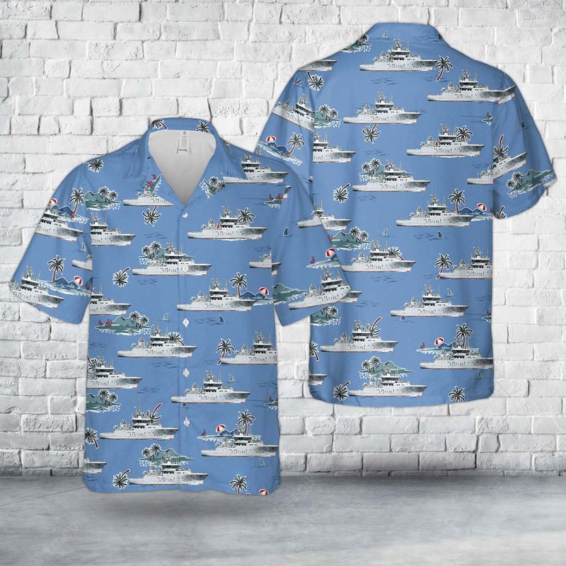 Norwegian Coast Guard NoCGV Tor (W334) Hawaiian Shirt