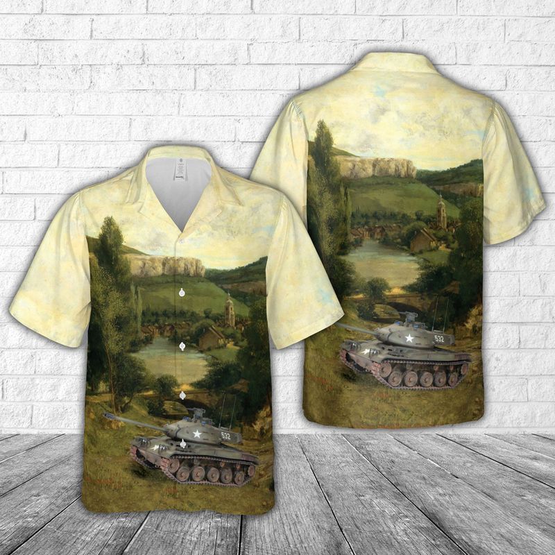 US Army M41 Walker Bulldog Vietnam war Hawaiian Shirt