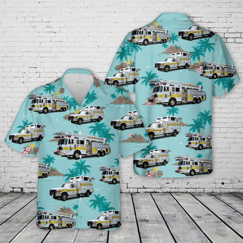 US Turtle Creek Fire Department Hawaiian Shirt