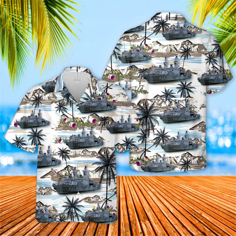 Swedish Navy Goteborg class Hawaiian Shirt