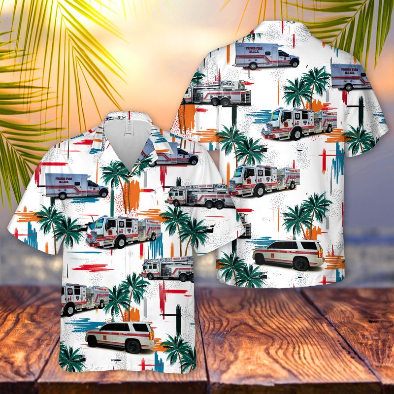 Frisco Fire Department Hawaiian Shirt