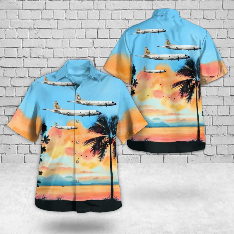 US Navy Lockheed P-3C Orion Of VP-44 (1951–1991) Hawaiian Shirt