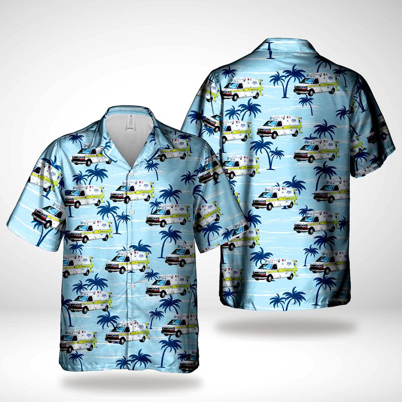 Philadelphia Fire Department EMS Medic 51 Hawaiian Shirt