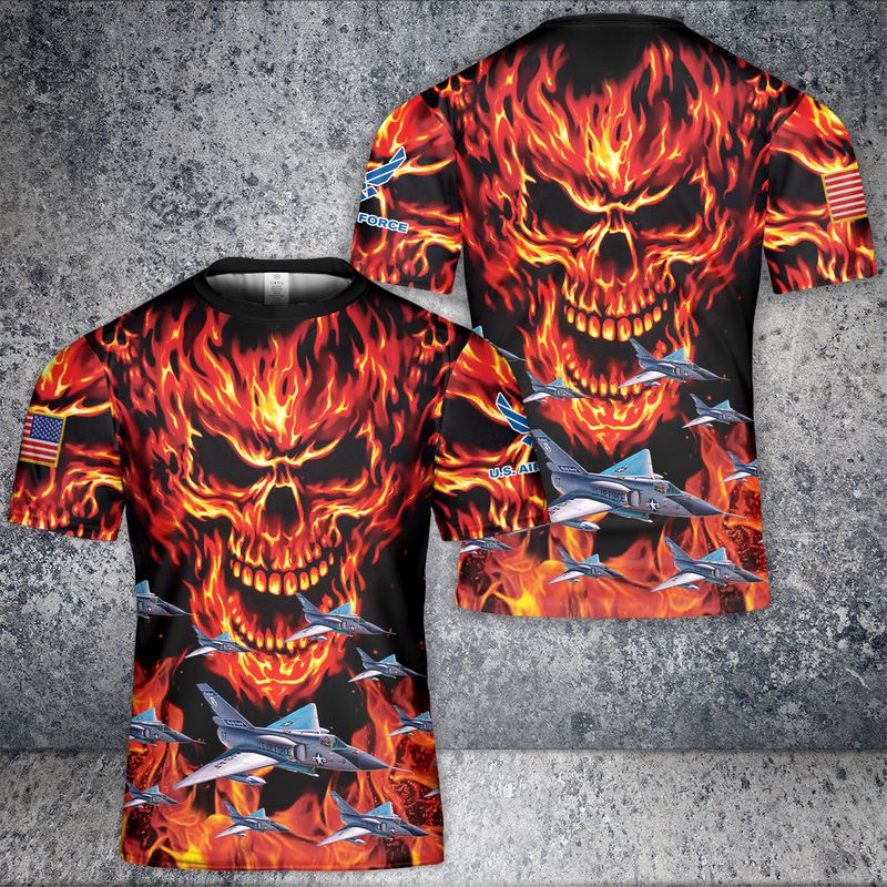 US Air Force Convair F-106 Delta Dart 3D T-Shirt