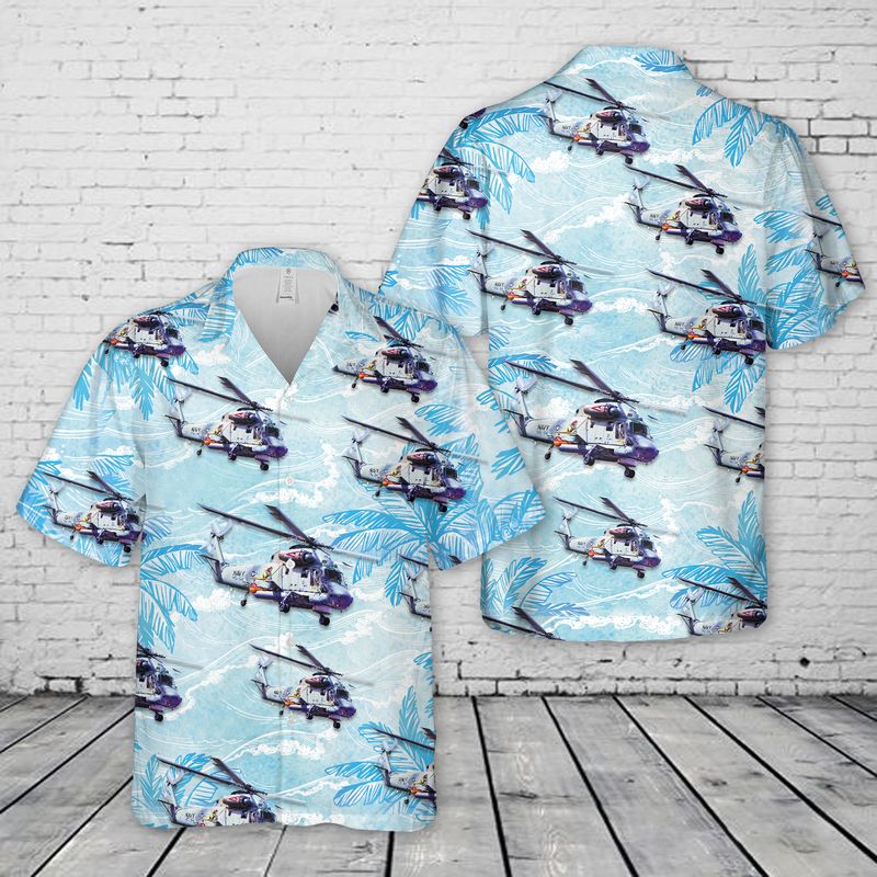 US Navy Kaman SH-2G Super Seasprite Hawaiian Shirt