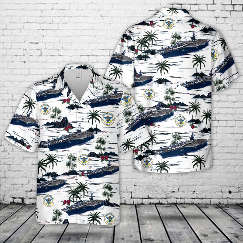 US Navy USS Carl Vinson (CVN-70) Hawaiian Shirt