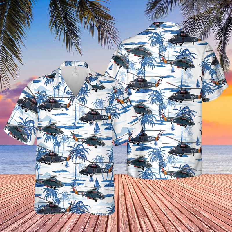 US Navy Kaman SH-2 Seasprite Hawaiian Shirt