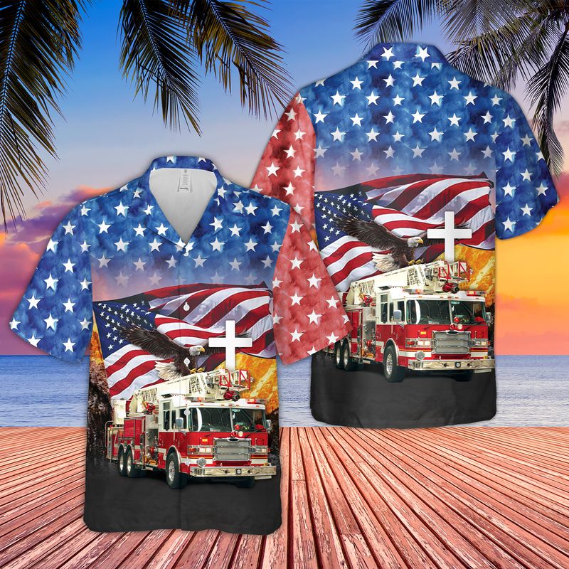 Firefighter Hawaiian Shirt