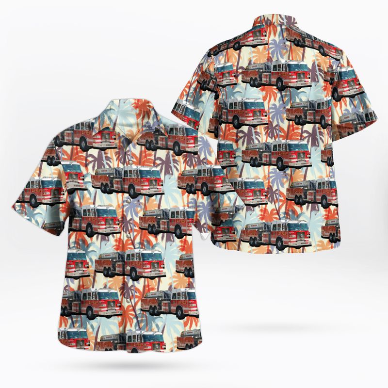South Bend Fire Department, South Bend, Indiana Hawaiian Shirt