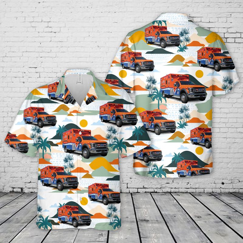 Kentucky Louisville Metro EMS Hawaiian Shirt