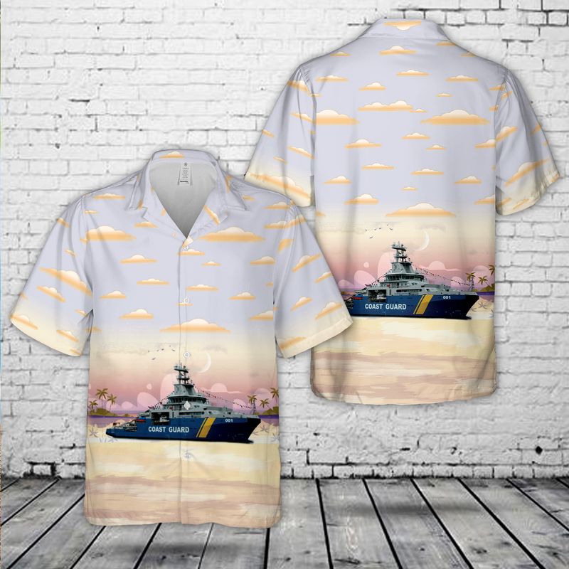 Swedish Coast Guard Multi Purpose Vessel KBV 001 Poseidon Hawaiian Shirt