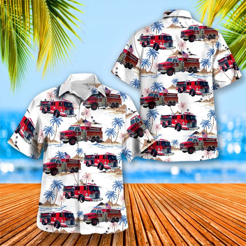 Isleton Fire Department Hawaiian Shirt