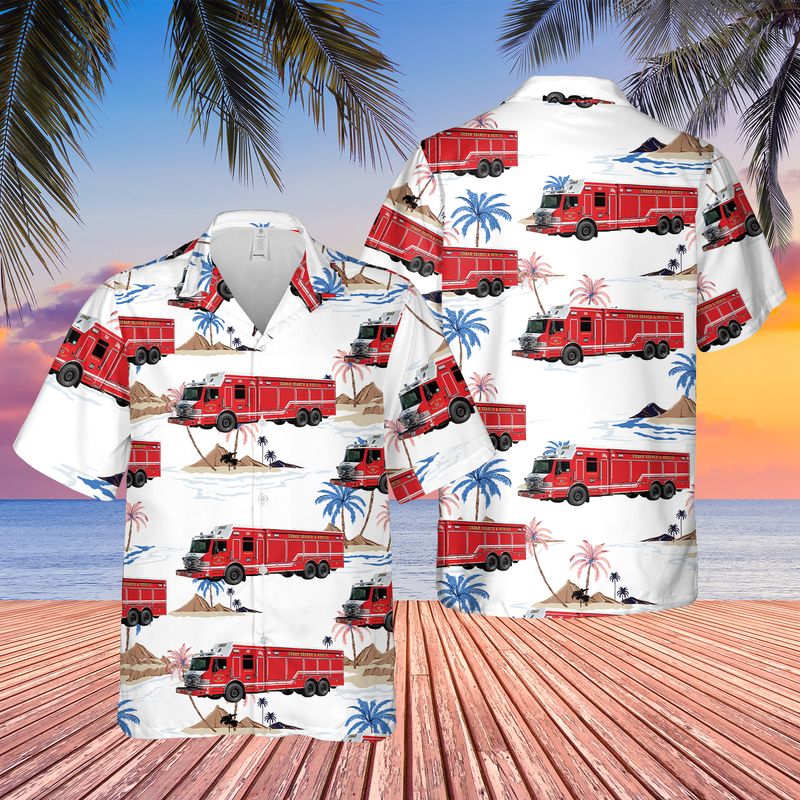 San Jose Fire Department Urban Search and Rescue Hawaiian Shirt