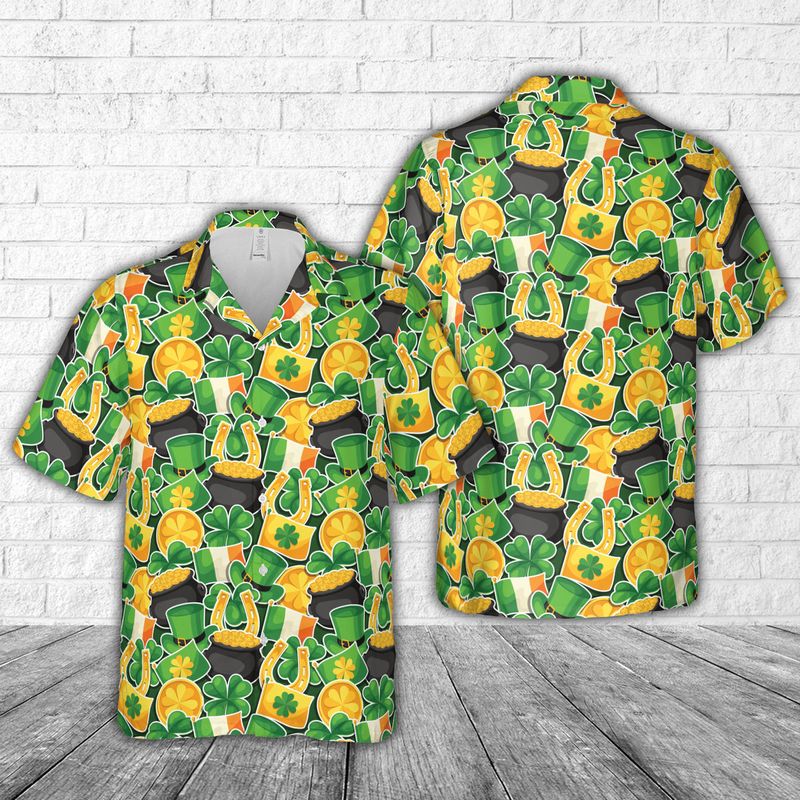 Irish St Patrick's Day Hawaiian Shirt