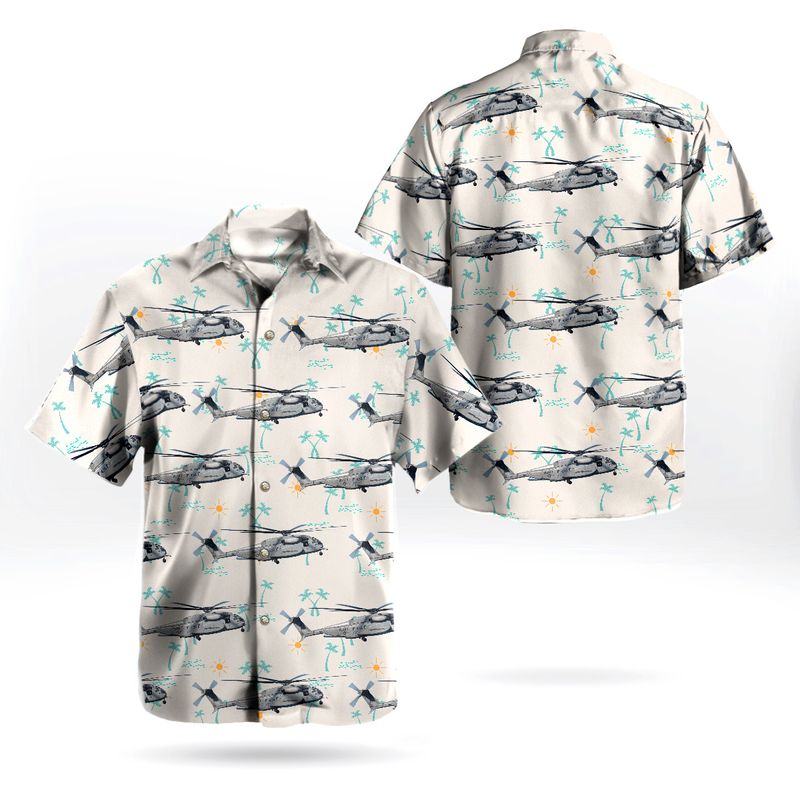 US Navy Sikorsky MH-53E Sea Dragon Hawaiian Shirt
