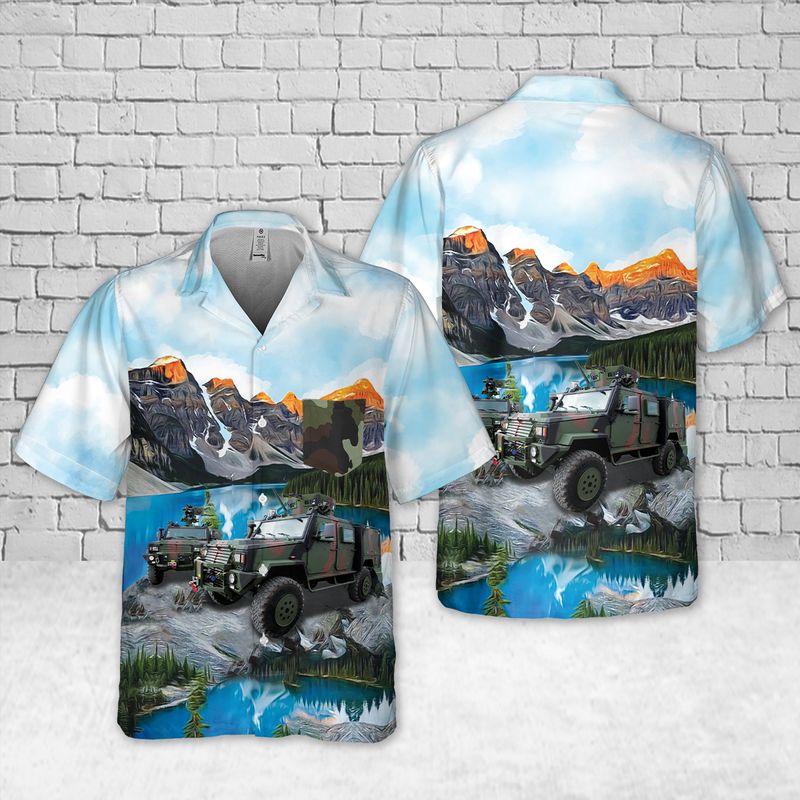 Irish Army RG-32M Light Tactical Vehicle (LTV) Pocket Hawaiian Shirt