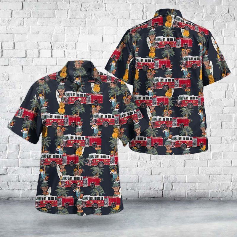 Greenbelt, Maryland, Greenbelt Volunteer Fire Department and Rescue Squad Hawaiian Shirt