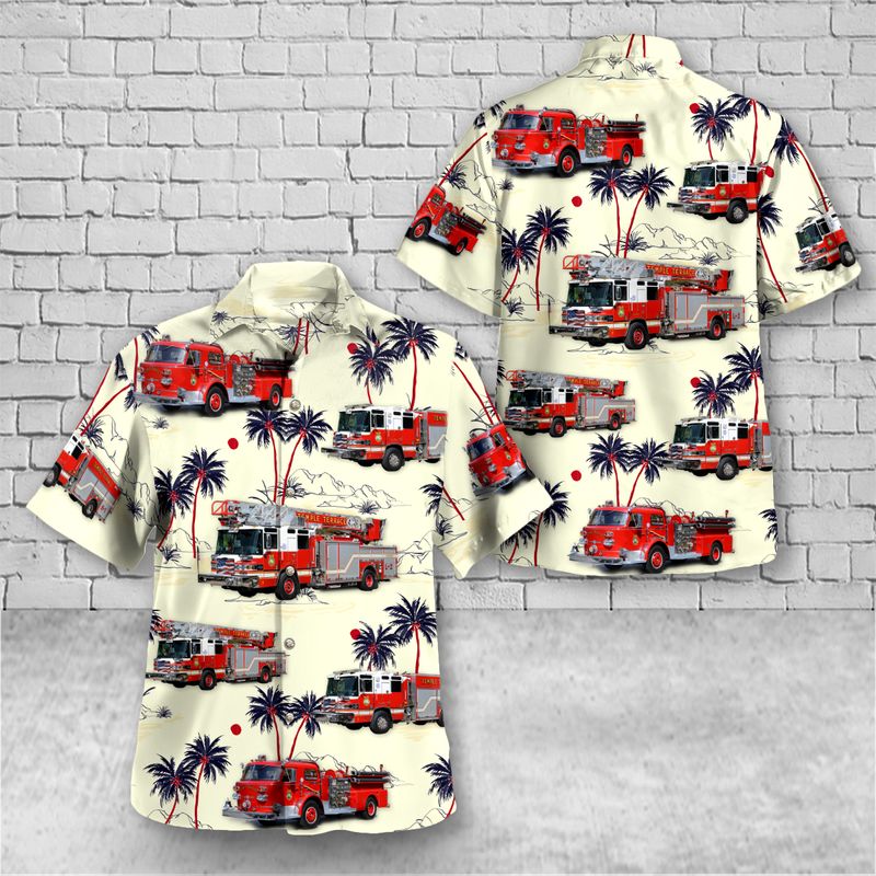 Temple Terrace Fire Department Hawaiian Shirt