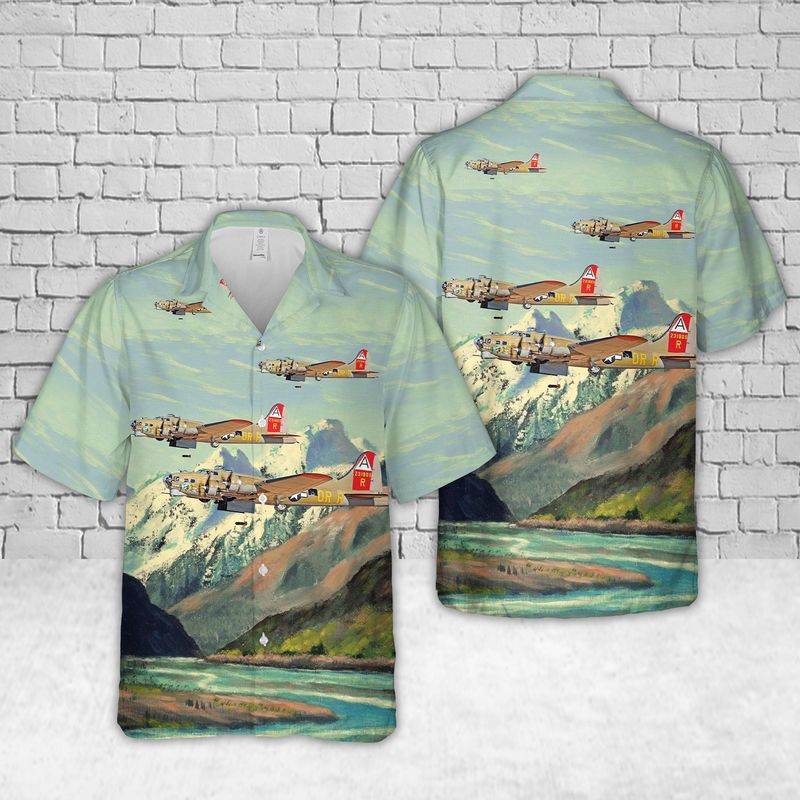 US Air Force Boeing B-17 Flying Fortress Nine o Nine Hawaiian Shirt