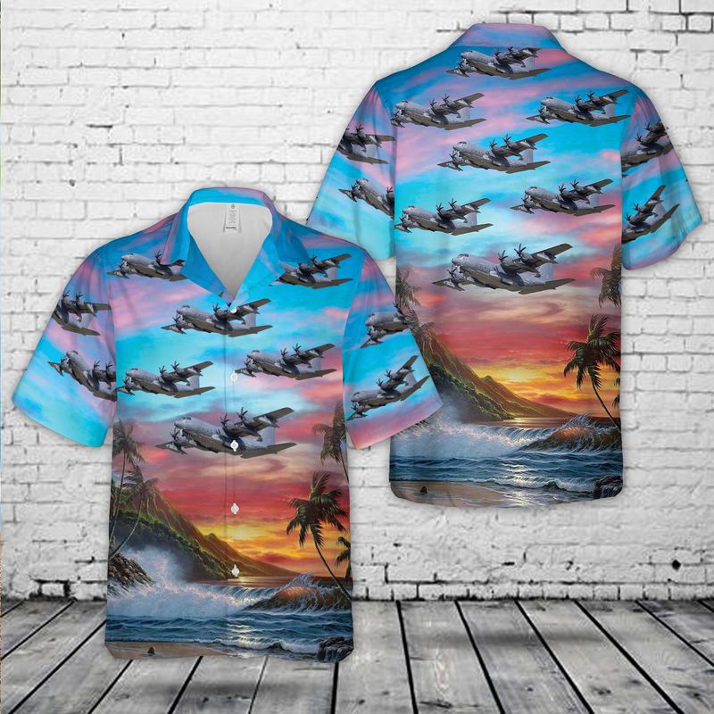 US Air Force Lockheed Martin MC-130J Commando II Hawaiian Shirt