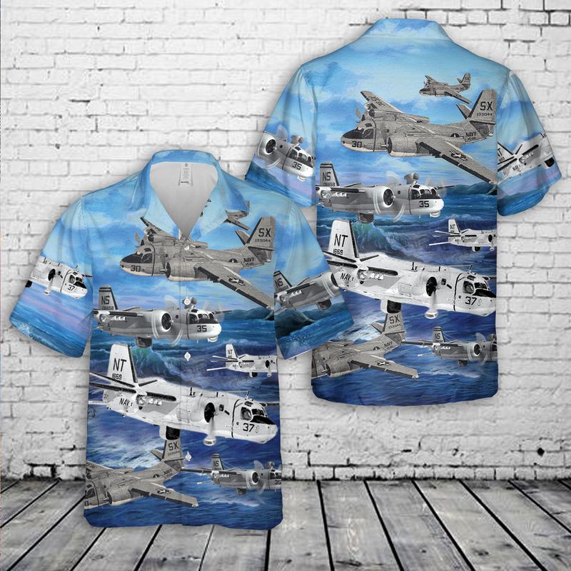 US Navy Grumman S-2 Tracker Hawaiian Shirt