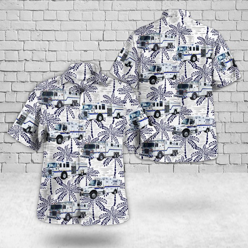 Laurel, Maryland, Laurel Volunteer Rescue Squad, Company 849 Hawaiian Shirt
