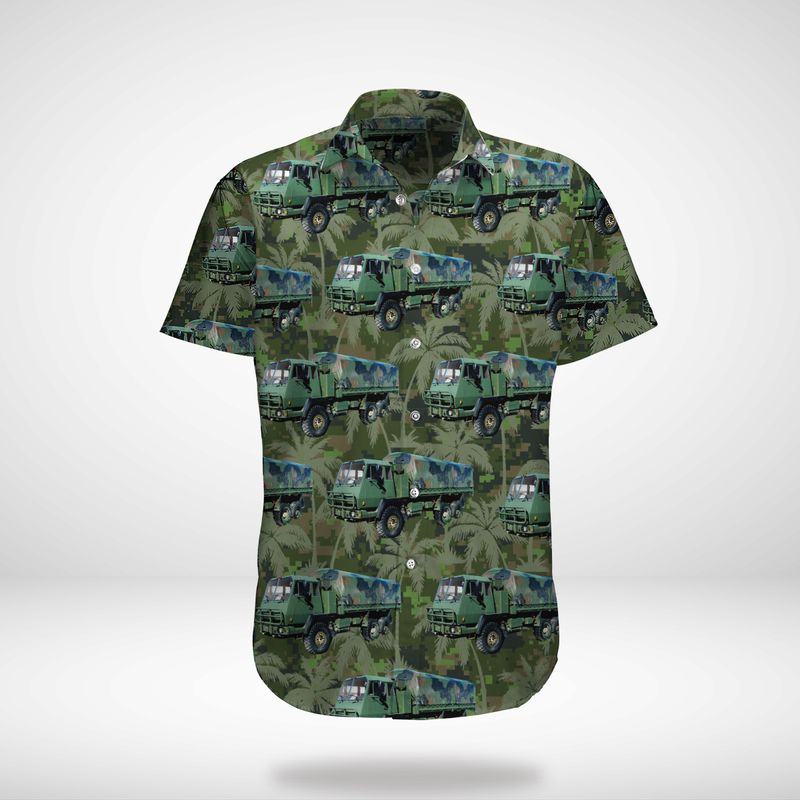 Canadian Army HLVW Heavy Logistics Vehicle Wheeled Hawaiian Shirt