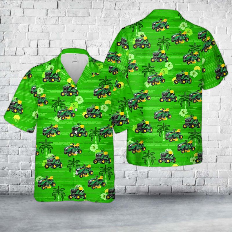 100 Series Lawn Tractor Hawaiian Shirt