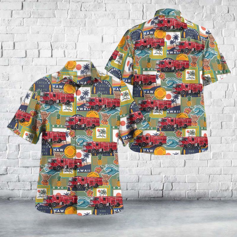 Anderson, California, Anderson Fire Protection District Hawaiian Shirt