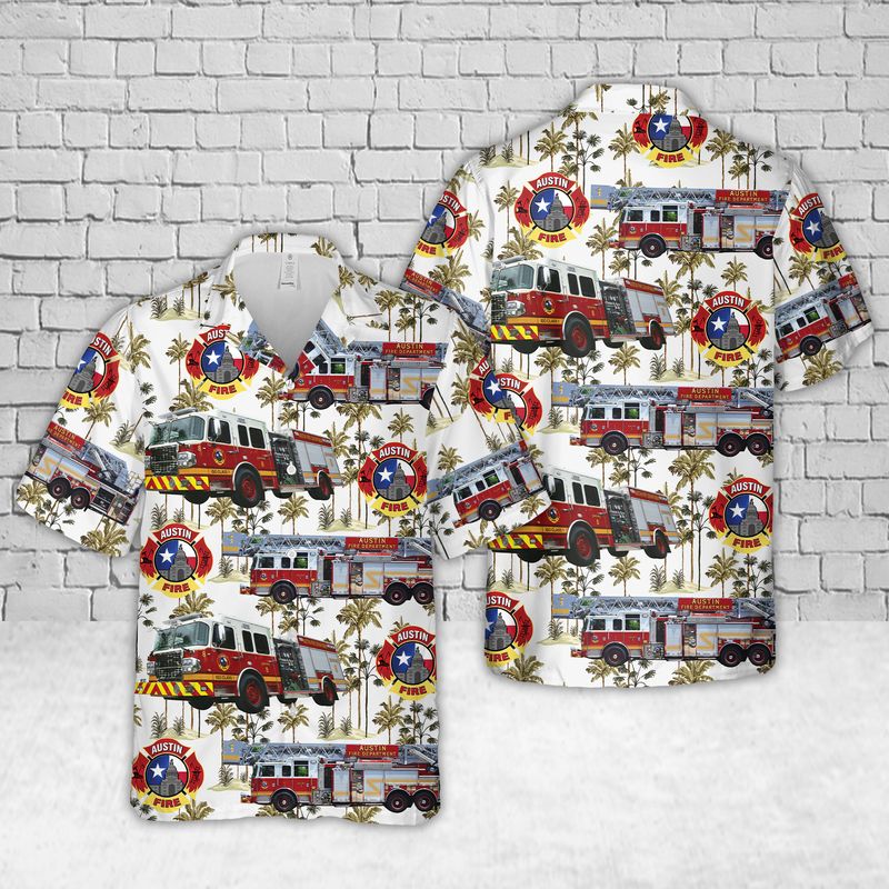 Austin Fire Department Hawaiian Shirt