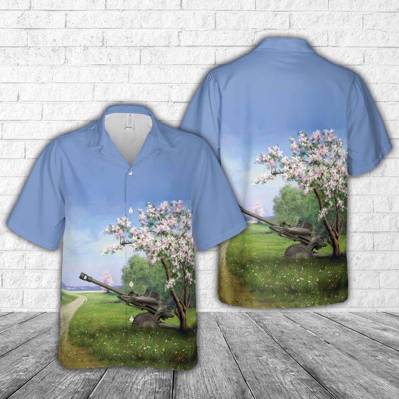 New Zealand Army 105mm Light Gun Hawaiian Shirt