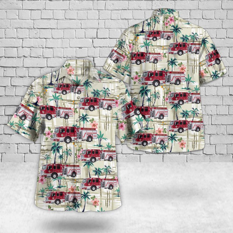 Jefferson, Louisiana, East Bank Consolidated Fire Department Hawaiian Shirt