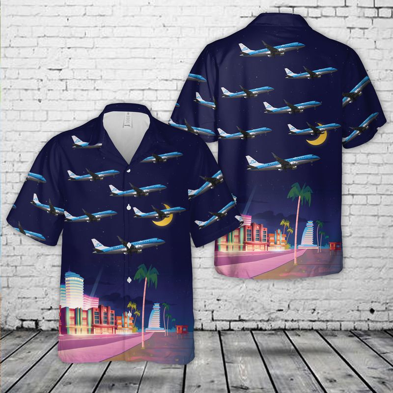 PH-EXX Embraer 175STD KLM Cityhopper Hawaiian Shirt