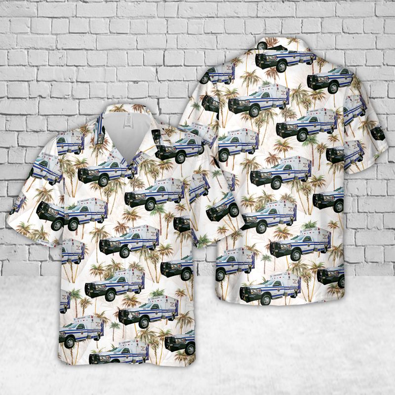 Dixie County EMS Hawaiian Shirt