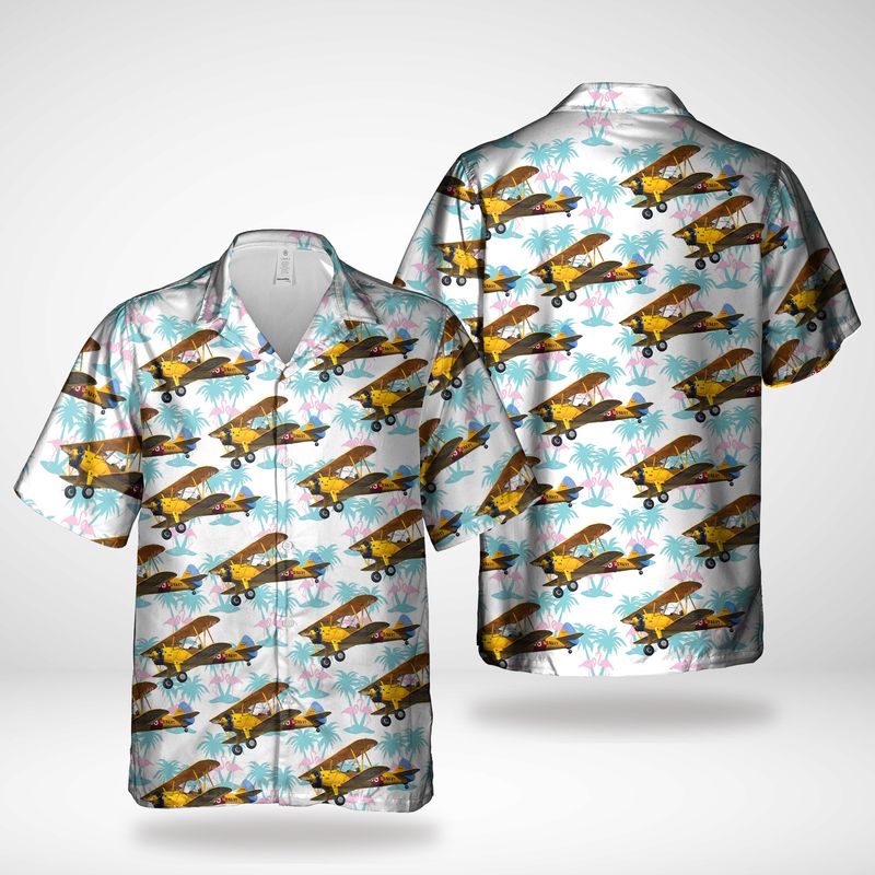 US NAVY, Boeing-Stearman Model 75 Hawaiian Shirt